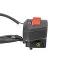 MANILLAR DER. (PULSADOR) MOTOMEL NEW S2 TUBULAR OEM EXCLU