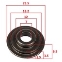 PLATILLO DE VALVULA ZANELLA RX150 (UNIDAD) STD