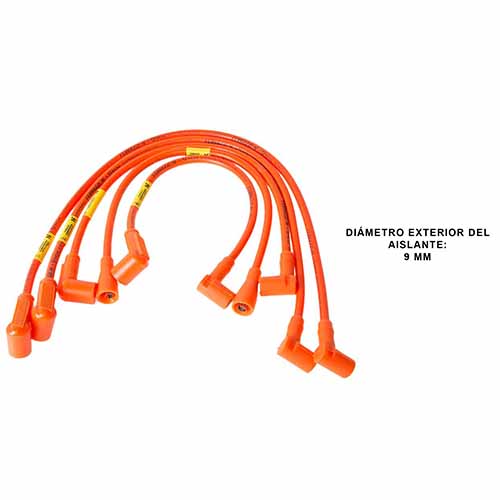 CABLE BUJIA LINEA COMPETICION FIAT DUNA MOTOR TIPO FERRAZZI (05-00297)