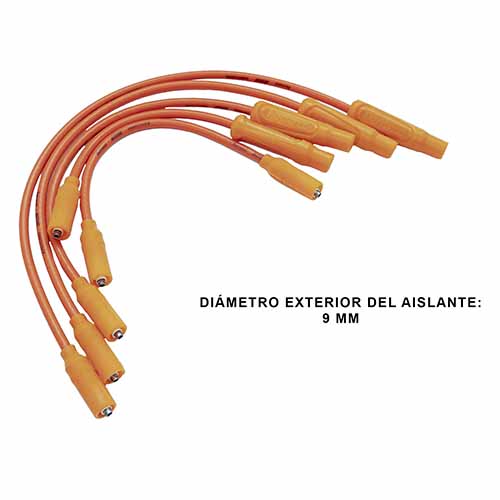 CABLE BUJIA LINEA COMPETICION VOLKSWAGEN GOL GL MI 1.6-1.8-002.0 MULTIP 1. FERRAZZI (03-00204)