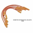 CABLE BUJIA LINEA COMPETICION VOLKSWAGEN GOL GL MI 1.6-1.8-002.0 MULTIP 1. FERRAZZI (03-00204)