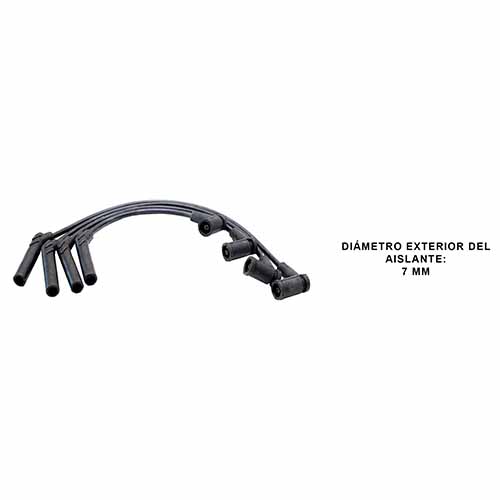 CABLE BUJIA LINEA SUPERIOR FORD FIESTA/ KA/ ECO SPORT/ FOCUS 8V FERRAZZI (04-01789)
