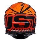 CASCO JUST1 J39 POSEIDON FLUOR ORANGE/RED/BLACK M