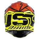 CASCO JUST1 J39 POSEIDON FLUOR YELLOW/RED/BLACK XL