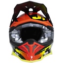 CASCO JUST1 J39 POSEIDON FLUOR YELLOW/RED/BLACK XS