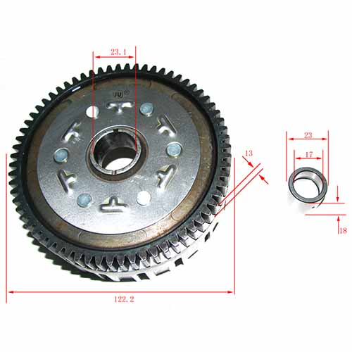 CAMPANA DE EMBRAGUE HONDA WAVE 125 STD