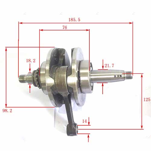 CIGUEÑAL COMPLETO BAJAJ BOXER 150 STD