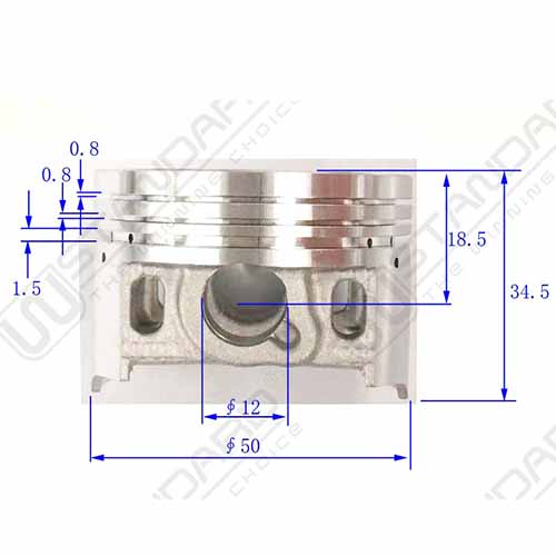 KIT DE PISTON HONDA NAVI 110 STD STD