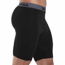 CALZA CORTA HOMBRE NEGRO/NEGRO S YAKKA (1001)