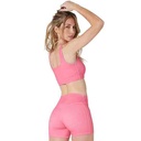 CALZA MINI SHORT MUJER SUBLIMADA FANTASY FUCSIA TALLE S YAKKA (3006)