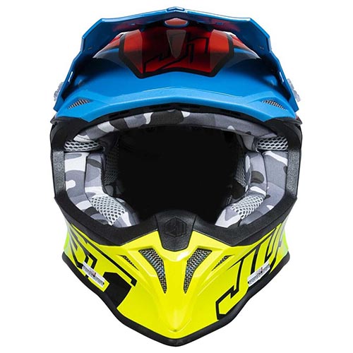 CASCO JUST1 J39 THRUSTER FLUOR YELLOW/RED/BLUE XS