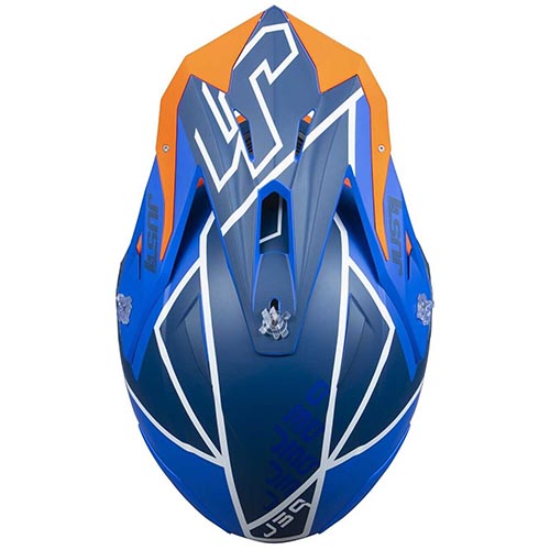 CASCO JUST1 J39 THRUSTER WHITE FLUOR ORANGE/BLUE XS
