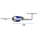 ESCAPE 110CC ST2 INOX STYLE AZUL PAOLUCCI (EM110P24-AZ)