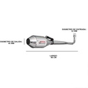 ESCAPE 110CC ST2 INOX STYLE GRIS PAOLUCCI (EM110P24-GR)