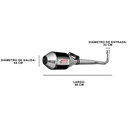 ESCAPE 110CC ST2 INOX STYLE NEGRO PAOLUCCI (EM110P24-NE)