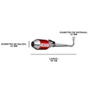 ESCAPE 110CC ST2 INOX STYLE ROJO PAOLUCCI (EM110P24-RO)