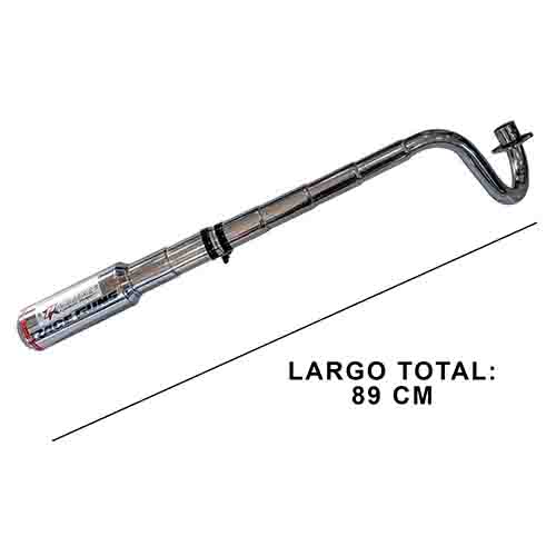 ESCAPE KARTING 110 ST1 CROMO COMPETICIÓN PAOLUCCI (EK110-P12-C)