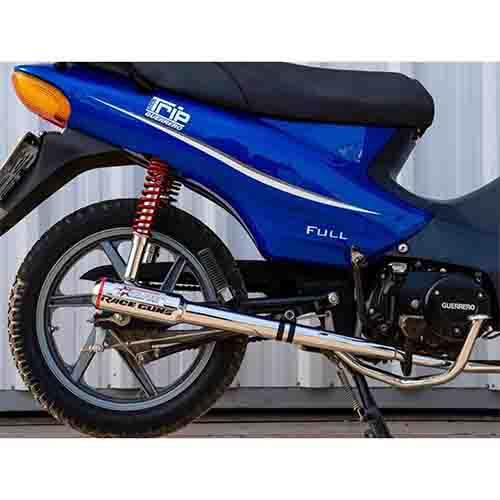 ESCAPE MOTO 110 ST1 CROMO DEPORTIVO PAOLUCCI (EM110P12-C/D)