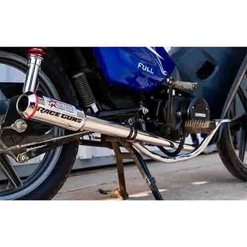 ESCAPE MOTO 110 ST1 CROMO DEPORTIVO PAOLUCCI (EM110P12-C/D)