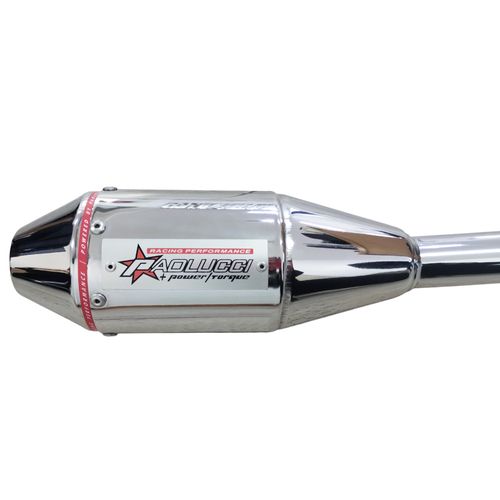 ESCAPE MOTO 110 ST2 CROMO DEPORTIVO PAOLUCCI (EM110P-22-C/D)