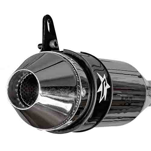 ESCAPE MOTO 150 ST2 CROMO HONDA XR DEPORTIVO POR ARRIBA PAOLUCCI (EM150XR-22-C/D-UP)