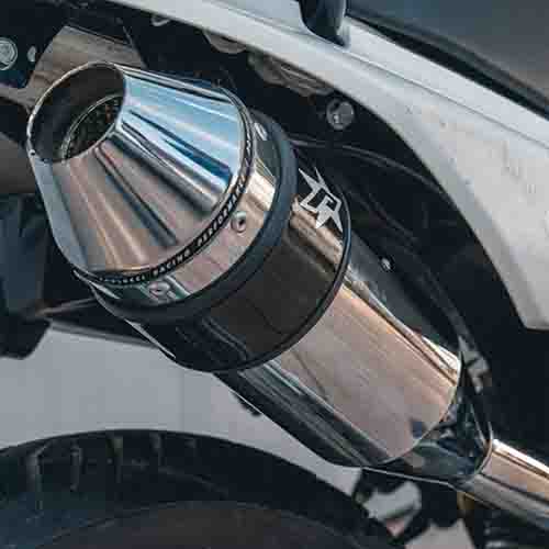 ESCAPE MOTO 150 ST2 CROMO HONDA XR DEPORTIVO POR ARRIBA PAOLUCCI (EM150XR-22-C/D-UP)