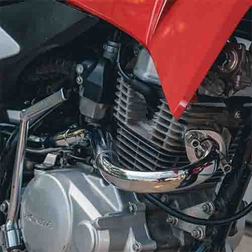 ESCAPE MOTO 150 ST2 CROMO HONDA XR DEPORTIVO POR ARRIBA PAOLUCCI (EM150XR-22-C/D-UP)