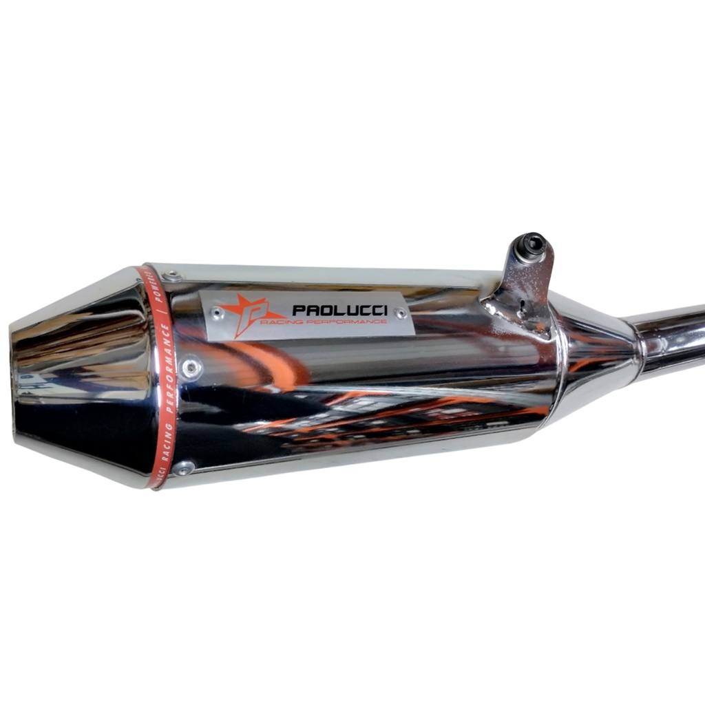 ESCAPE MOTO BAJAJ ROUSER NS 200 ST2 CROMO DEPORTIVO PAOLUCCI (EM200ROUSERNS-22-C/D)