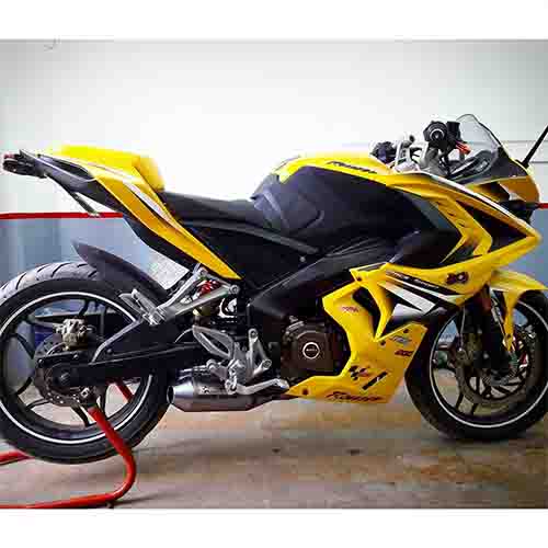 ESCAPE MOTO BAJAJ ROUSER RS 200CC ST2 CROMO NS200FI PAOLUCCI (EM200ROUSERRS-22-D)