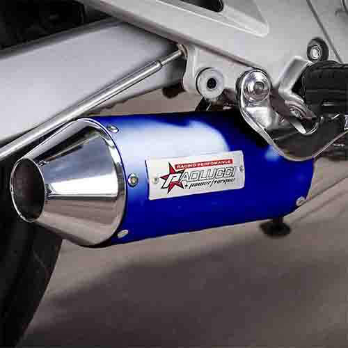 ESCAPE MOTO HONDA 250 TWISTER +290 ST2 CROMO AZUL SILEN ALUM RACING/COMP PAOLUCCI (EM250TW-23-R+290A