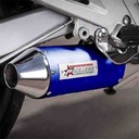 ESCAPE MOTO HONDA 250 TWISTER +290 ST2 CROMO AZUL SILEN ALUM RACING/COMP PAOLUCCI (EM250TW-23-R+290A