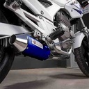 ESCAPE MOTO HONDA 250 TWISTER +290 ST2 CROMO AZUL SILEN ALUM RACING/COMP PAOLUCCI (EM250TW-23-R+290A