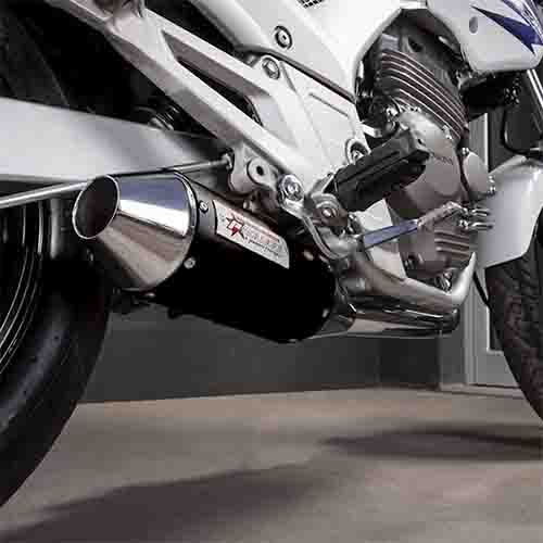 ESCAPE MOTO HONDA 250 TWISTER +290 ST2 CROMO NEGRO SILEN ALUM RACING/COMP PAOLUCCI (EM250TW-23-R+29