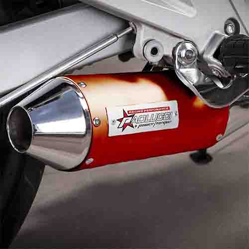 ESCAPE MOTO HONDA 250 TWISTER +290 ST2 CROMO ROJO SILEN ALUM RACING/COMP PAOLUCCI (EM250TW-23-R+290