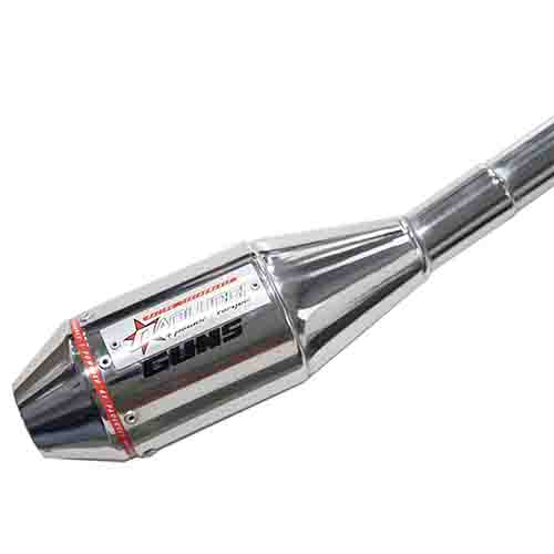 ESCAPE MOTO HONDA BIZ 125 ST2 CROMO DEPORTIVO PAOLUCCI (EM125HBIZ-22-C/D)