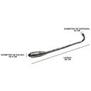 ESCAPE MOTO HONDA BIZ 125 ST2 CROMO DEPORTIVO PAOLUCCI (EM125HBIZ-22-C/D)