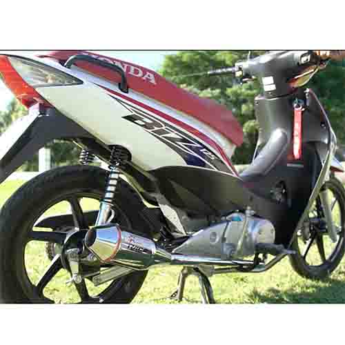 ESCAPE MOTO HONDA BIZ 125 ST2 CROMO DEPORTIVO PAOLUCCI (EM125HBIZ-22-C/D)