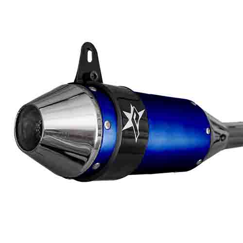 ESCAPE MOTO HONDA CB 125F ST3 ALUMINIO AZUL PAOLUCCI (EM125HCBF33-SAZ)