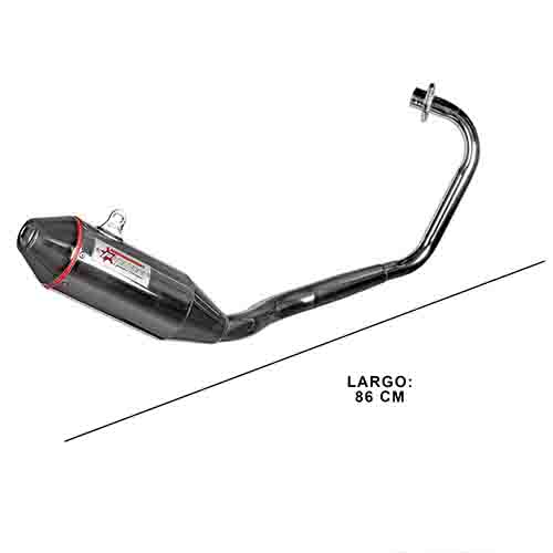 ESCAPE MOTO HONDA CB 125F ST3 CROMO PAOLUCCI (EM125HCBF32-D)