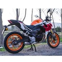 ESCAPE MOTO HONDA CB 190 ST2 CROMO DEPORTIVO PAOLUCCI (EM190CB-22-C/D)
