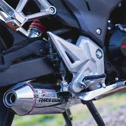 ESCAPE MOTO HONDA CB 190 ST2 CROMO DEPORTIVO PAOLUCCI (EM190CB-22-C/D)