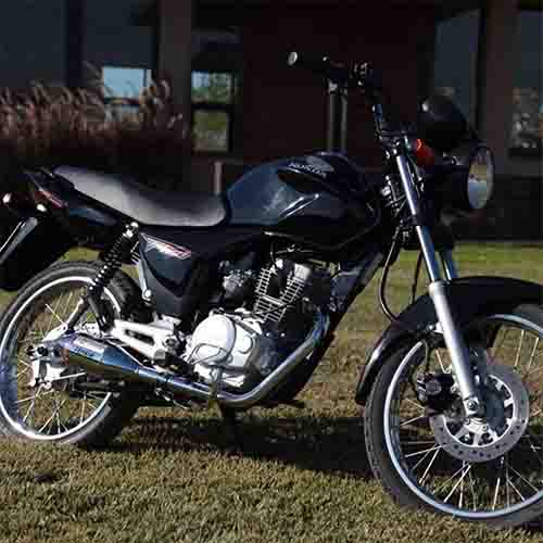 ESCAPE MOTO HONDA CG TITAN 150 ST2 CROMO DEPORTIVO PAOLUCCI (EM150CG-22-C/D)