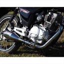 ESCAPE MOTO HONDA CG TITAN 150 ST2 CROMO DEPORTIVO PAOLUCCI (EM150CG-22-C/D)