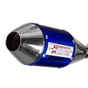 ESCAPE MOTO HONDA CG TITAN 150 ST2 SILEN ALUMINIO AZUL STYLE PAOLUCCI (EM150CG-23-C/S)
