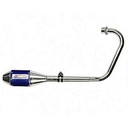 ESCAPE MOTO HONDA CG TITAN 150 ST2 SILEN ALUMINIO AZUL STYLE PAOLUCCI (EM150CG-23-C/S)