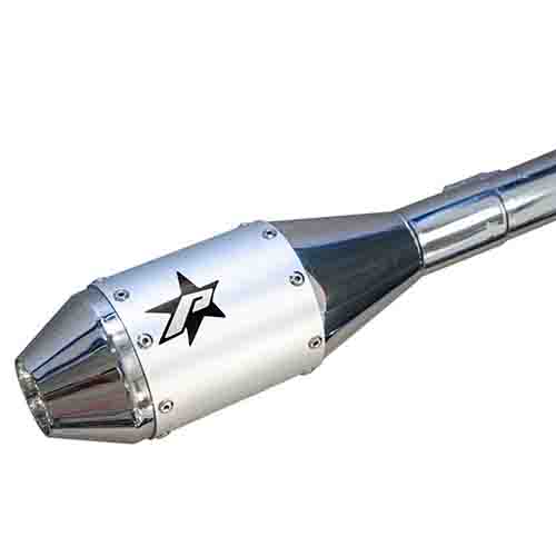 ESCAPE MOTO HONDA CG TITAN 150 ST2 SILEN ALUMINIO COMPETICIÓN PAOLUCCI (EM150CG-23-R+200)