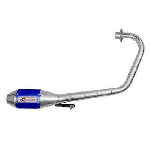 ESCAPE MOTO HONDA CG TITAN 150CC (LIBRE+200) ST2 STYLE AZUL PAOLUCCI (EM150CG23-C+200AZ)