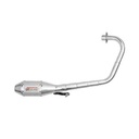 ESCAPE MOTO HONDA CG TITAN 150CC (LIBRE+200) ST2 STYLE GRIS PAOLUCCI (EM150CG23-C+200GR)