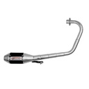 ESCAPE MOTO HONDA CG TITAN 150CC (LIBRE+200) ST2 STYLE NEGRO PAOLUCCI (EM150CG23-C+200NE)