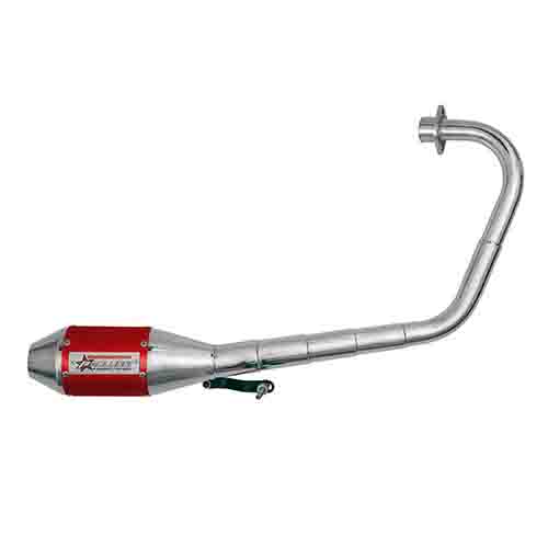 ESCAPE MOTO HONDA CG TITAN 150CC (LIBRE+200) ST2 STYLE ROJO PAOLUCCI (EM150CG23-C+200RO)